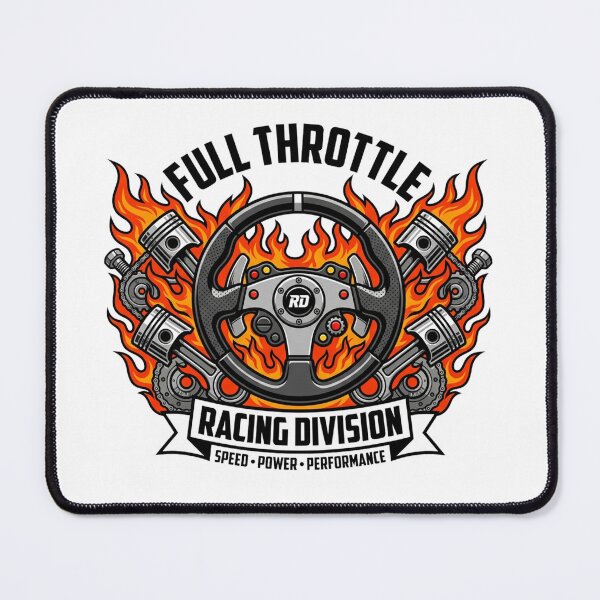 Item preview, Full Throttle Racing Division Flaming Pistons designed and sold by misbahsiro.