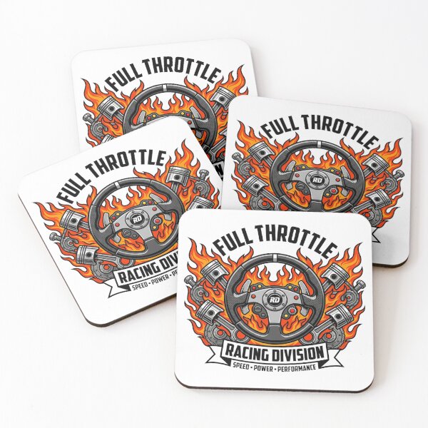 Item preview, Full Throttle Racing Division Flaming Pistons designed and sold by misbahsiro.