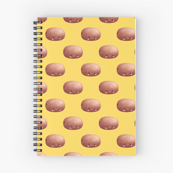 Item preview, Cute Kawaii Kiwi Pattern Notebook – Watercolor Smiling Kiwi Fruit Aesthetic Journal designed and sold by FestivityFinds.