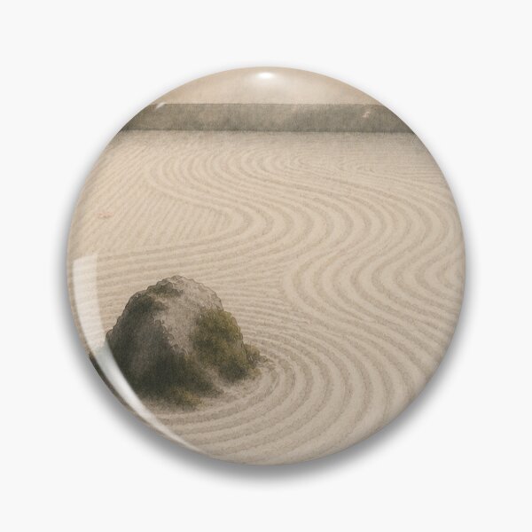 Item preview, Raked Sand Serenity | Japandi Zen Garden Art designed and sold by SereniBloom.