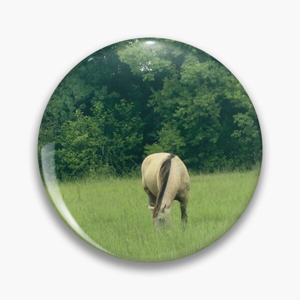 Item preview, Grazing Horse in Open Pasture. designed and sold by Pearls1.