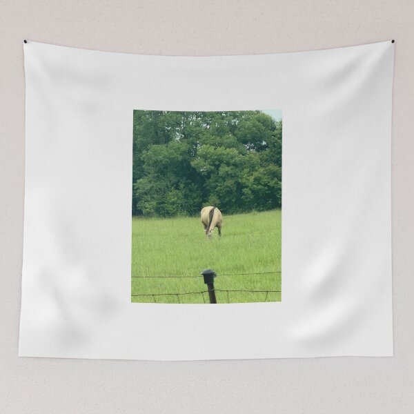 Item preview, Grazing Horse in Open Pasture. designed and sold by Pearls1.