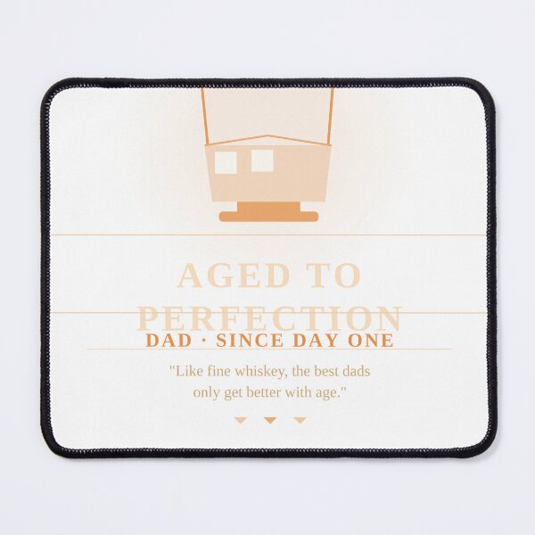 Item preview, Aged to Perfection Dad T-Shirt | Funny Father's Day Gift | Whiskey Dad Tee designed and sold by Our-redbubble.