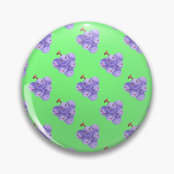 Item preview, Cute Kawaii Grape Cluster Pattern Notebook – Watercolor Purple Grapes Aesthetic Journal designed and sold by FestivityFinds.