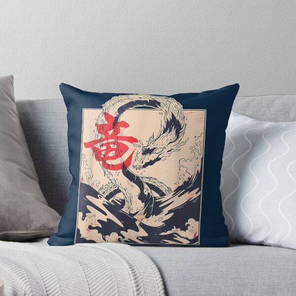 Item preview, Japanese Aesthetic Dragon Symbol Kanji Japan Sea   designed and sold by aralenad1.