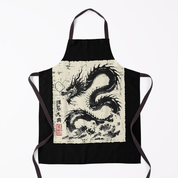 Item preview, Japanese Black Dragon Vintage Chinese Men Boys Kids Women designed and sold by aralenad1.