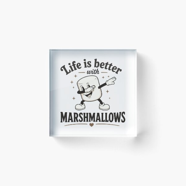 Item preview, Life is better with marshmallows designed and sold by HandicraftArt.