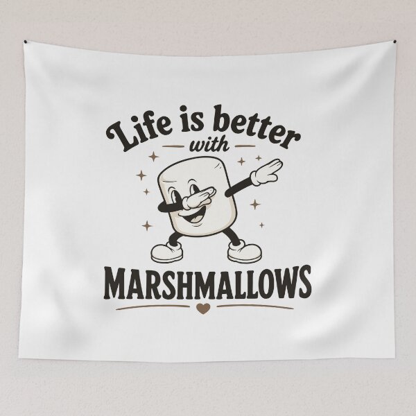 Item preview, Life is better with marshmallows designed and sold by HandicraftArt.