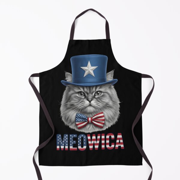 Item preview, Patriotic Cat Top Hat Bowtie T-Shirt & Sticker - Meowica Cat 4th of July designed and sold by ZyxDes.
