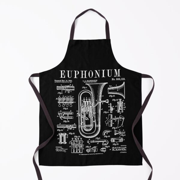 Item preview, Euphonium Player Euphoniumist Euphonist Music Vintage Patent designed and sold by GrandeDuc.