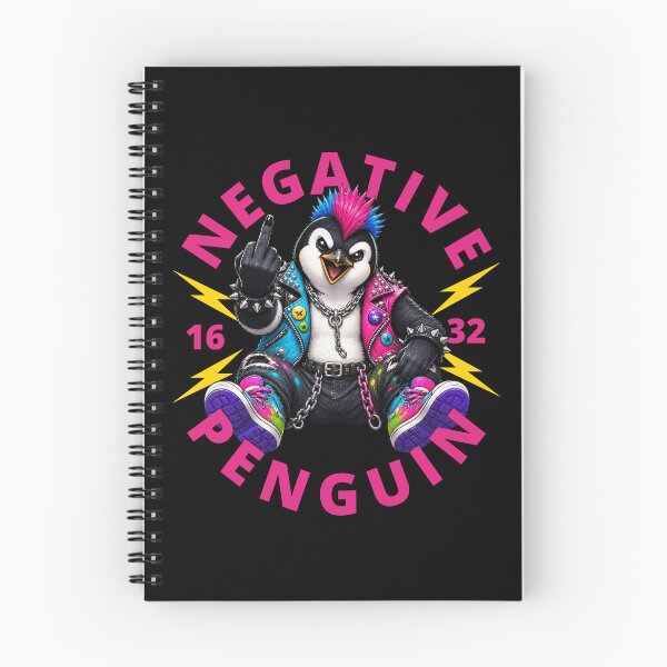 Item preview, Negative Penguin Giving The Finger designed and sold by pUNKnown.