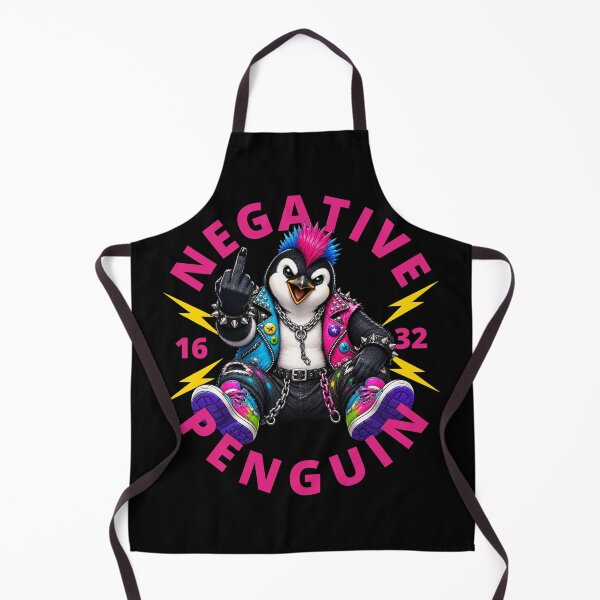 Item preview, Negative Penguin Giving The Finger designed and sold by pUNKnown.