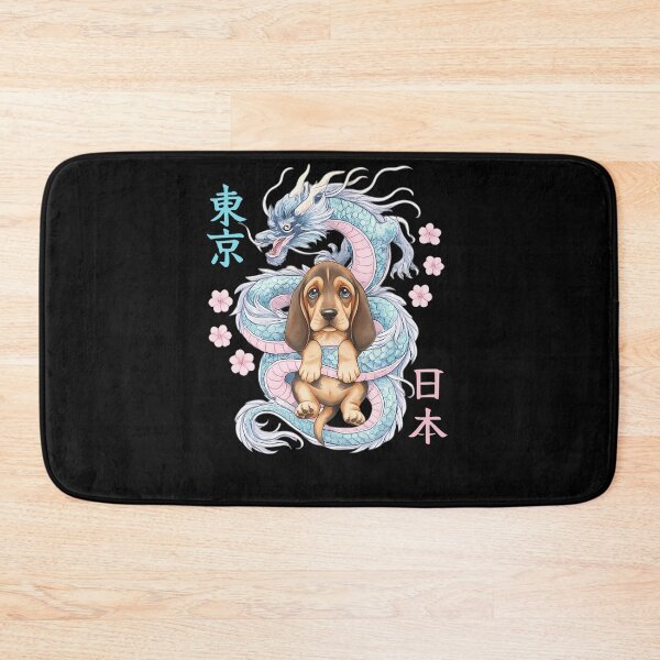 Item preview, Japanese Dragon Kawaii Bloodhound Cute Pastel Anime Lover   designed and sold by aralenad1.