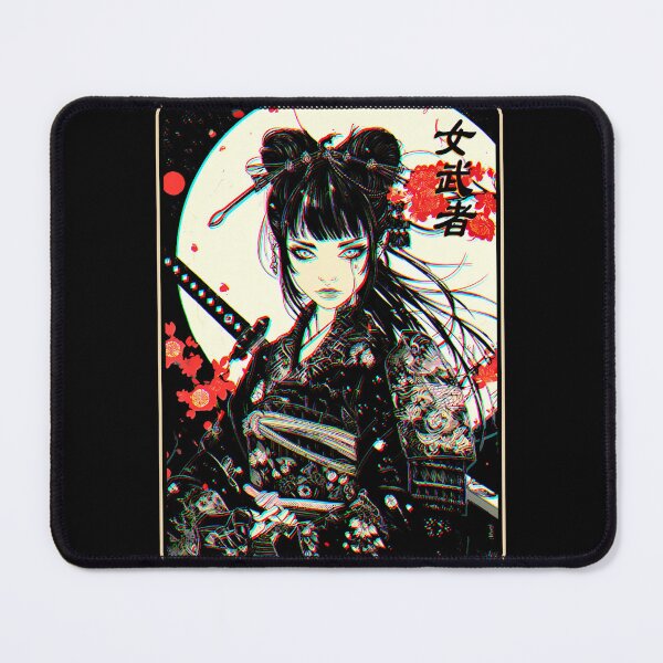 Item preview, Japanese Gothic Anime Samurai Art Woman With Katana Sword designed and sold by aralenad1.