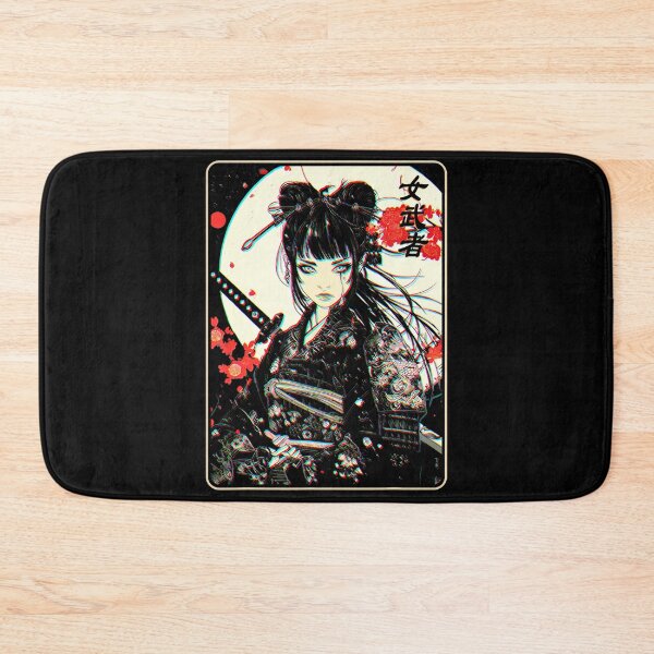 Item preview, Japanese Gothic Anime Samurai Art Woman With Katana Sword   designed and sold by aralenad1.