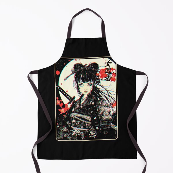 Item preview, Japanese Gothic Anime Samurai Art Woman With Katana Sword designed and sold by aralenad1.