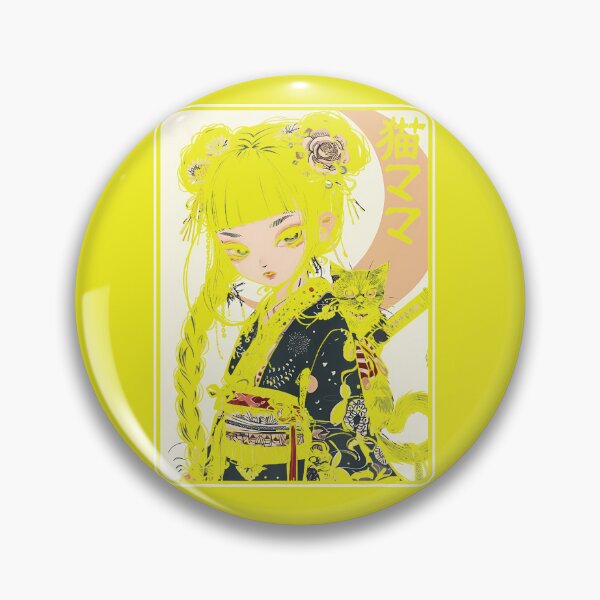 Item preview, Japanese Gothic Kawaii Anime Samurai Cat Mom Woman Girls  designed and sold by aralenad1.