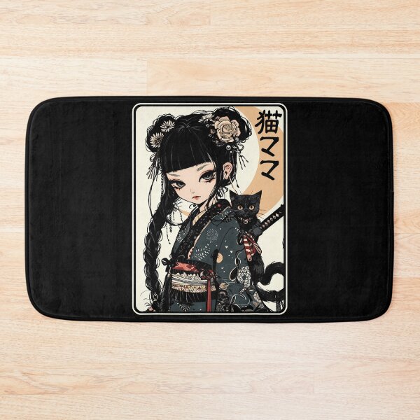 Item preview, Japanese Gothic Kawaii Anime Samurai Cat Mom Woman Girls  designed and sold by aralenad1.