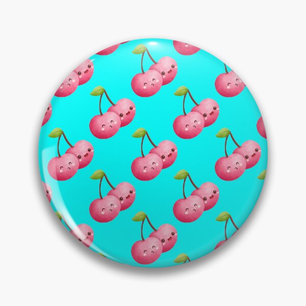 Item preview, Cute Kawaii Cherry Pair Pattern Notebook – Watercolor Pink Cherries Aesthetic Journal Cover designed and sold by FestivityFinds.