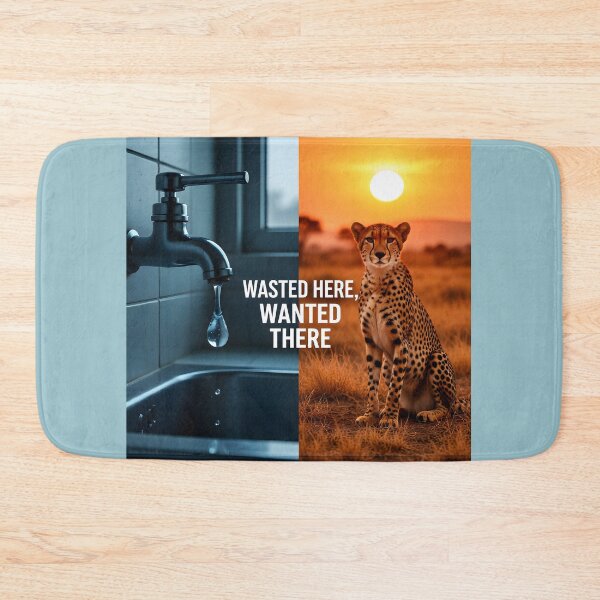 Item preview, Urban Water Waste Wildlife Impact | El Niño Drought Awareness and Ecological Conservation Campaign designed and sold by Creative-RE.