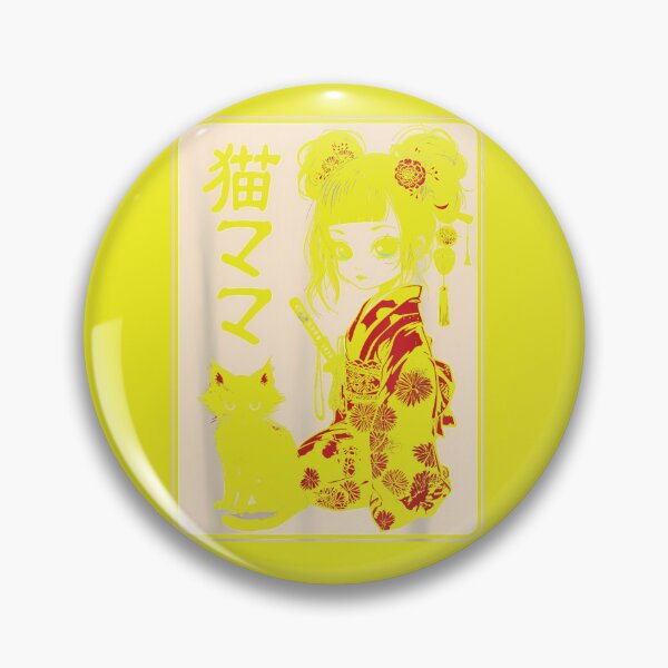 Item preview, Japanese Gothic Kawaii Anime Samurai Cat Mom Woman Girls  designed and sold by aralenad1.