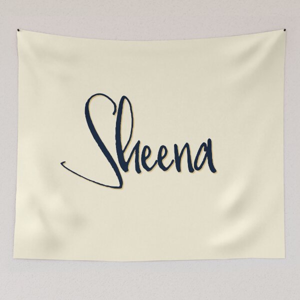 Item preview, SHEENA personalized type design designed and sold by CharlottePlaceArt.