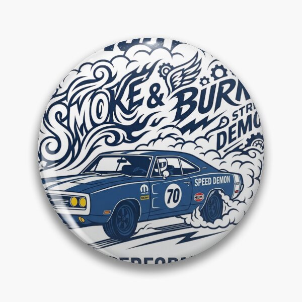 Item preview, Burnout King Classic Muscle Car Street Demon designed and sold by misbahsiro.