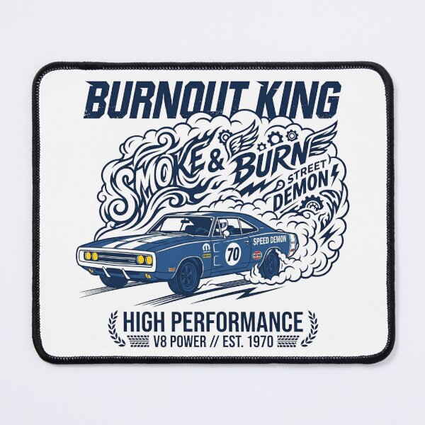 Item preview, Burnout King Classic Muscle Car Street Demon designed and sold by misbahsiro.