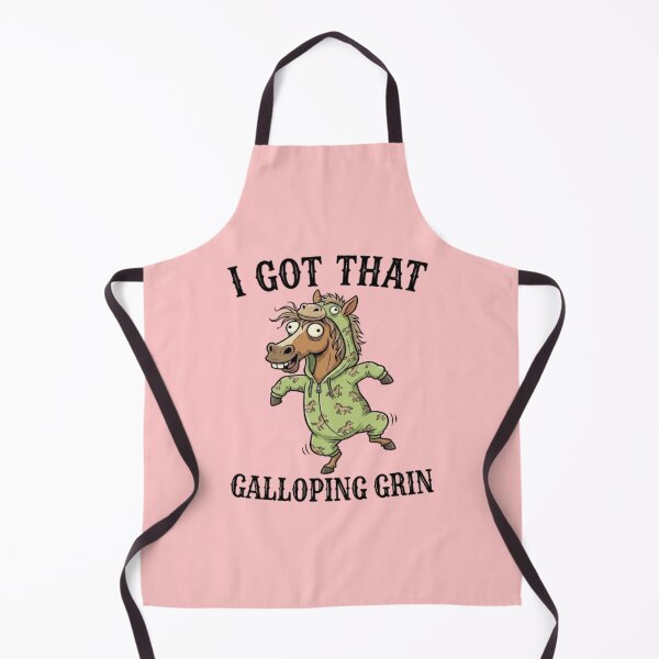 Item preview, Funny Horse in Horse Onesie Meme - Galloping Grin Cartoon designed and sold by My-Hoodies.