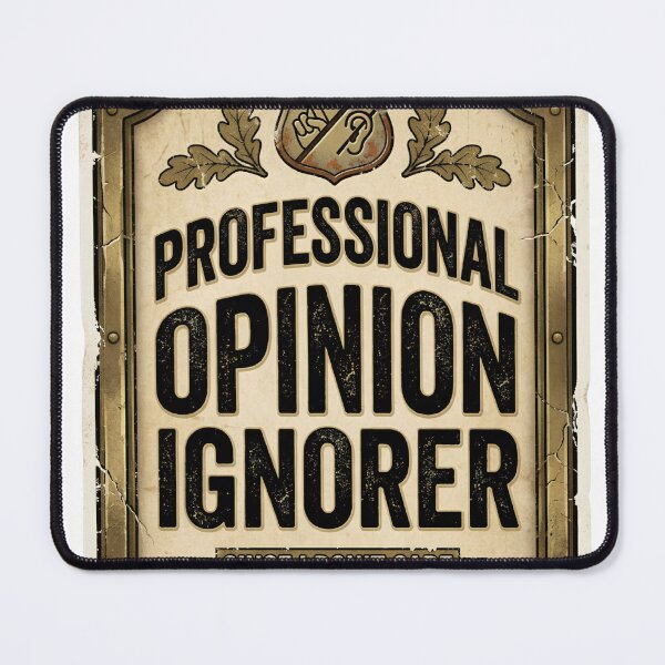 Item preview, Professional Opinion Ignorer designed and sold by Tharaazu.