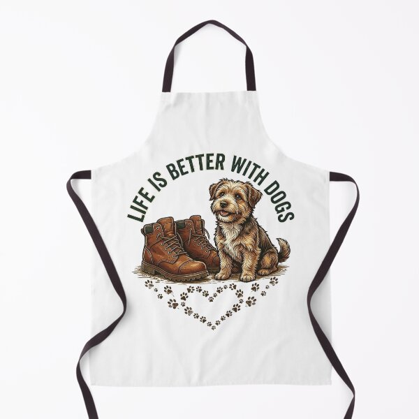 Item preview, Life Is Better With Dogs: Premium Hand-Drawn Dog & Owner’s Boots Vector Illustration for T-Shirt - Best Seller Pet Niche Graphic - Transparent PNG designed and sold by Ponsak.