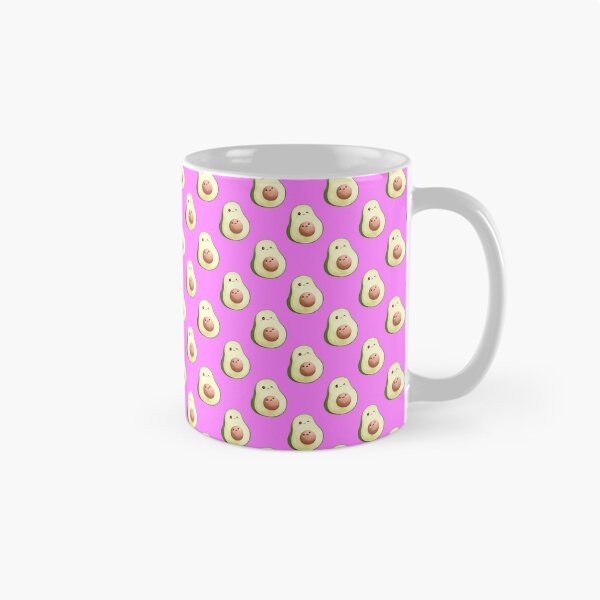Item preview, Cute Kawaii Avocado Pattern Notebook | Watercolor Avocado Seamless Print designed and sold by FestivityFinds.