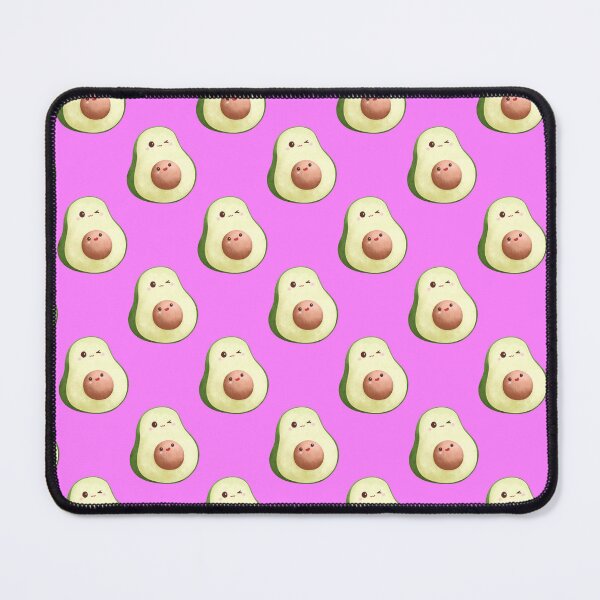 Item preview, Cute Kawaii Avocado Pattern Notebook | Watercolor Avocado Seamless Print designed and sold by FestivityFinds.