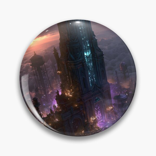 Item preview, Ancient Lighthouse Floating Above the Clouds designed and sold by NeoArvish.