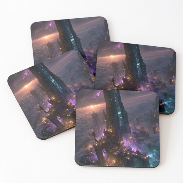 Item preview, Ancient Lighthouse Floating Above the Clouds designed and sold by NeoArvish.