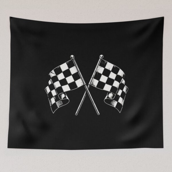 Item preview, Crossed Checkered Flags Graphic | Classic Racing Motorsport Design  designed and sold by Jt41.