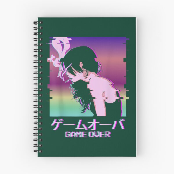Item preview, Japanese Vaporwave Sad Anime Girl Game Over Indie Aesthetic   designed and sold by hermaneeu.