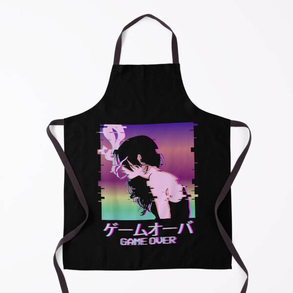 Item preview, Japanese Vaporwave Sad Anime Girl Game Over Indie Aesthetic designed and sold by hermaneeu.