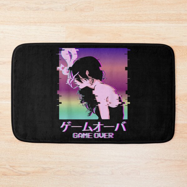 Item preview, Japanese Vaporwave Sad Anime Girl Game Over Indie Aesthetic   designed and sold by hermaneeu.