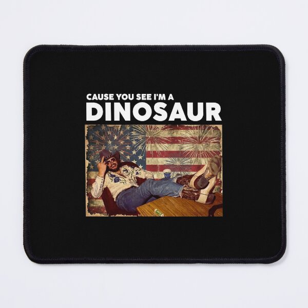 Item preview, Cause You See I'm A Dinosaur Hank Williams Jr 4th of July designed and sold by DesignForYou79.
