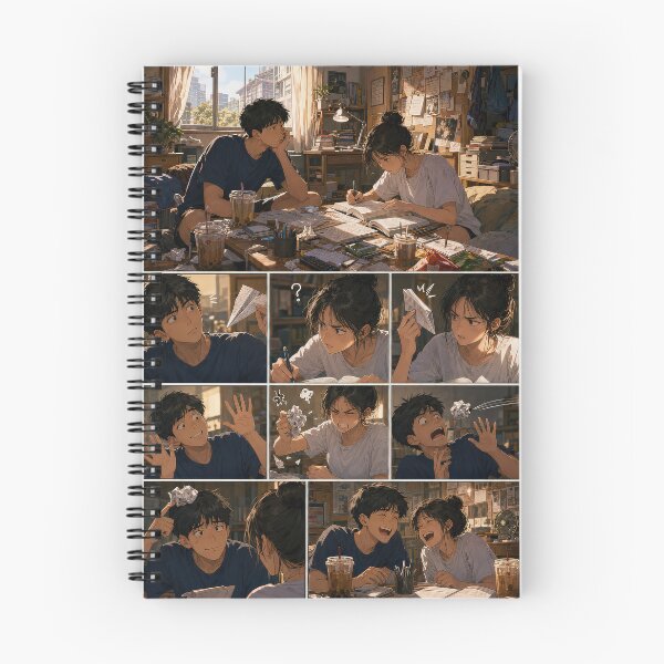 Item preview, Student Life Cozy Reading Room Comic Print designed and sold by Grafititee.