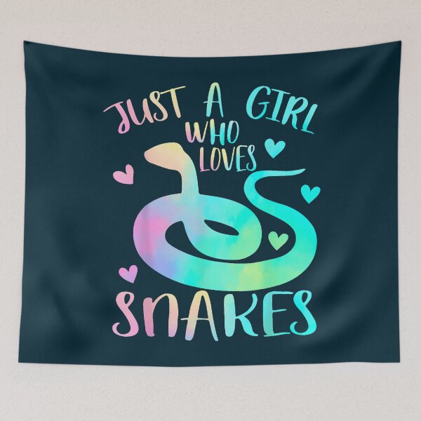 Item preview, Just A Girl Who Loves Snakes Cute Snake Themed Lover Girls   designed and sold by hermaneeu.