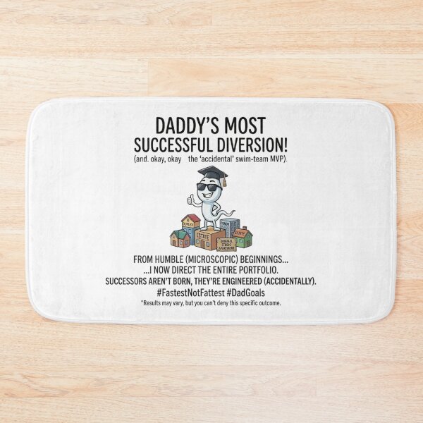 Item preview, Daddy’s Most Successful Diversion Funny Father’s Day Gift designed and sold by TheNyneShop.