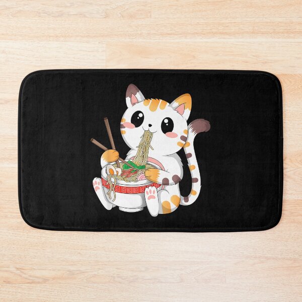 Item preview, Kawaii Cat Ramen Noodles Anime Neko Japanese Manga Otaku   designed and sold by hermaneeu.