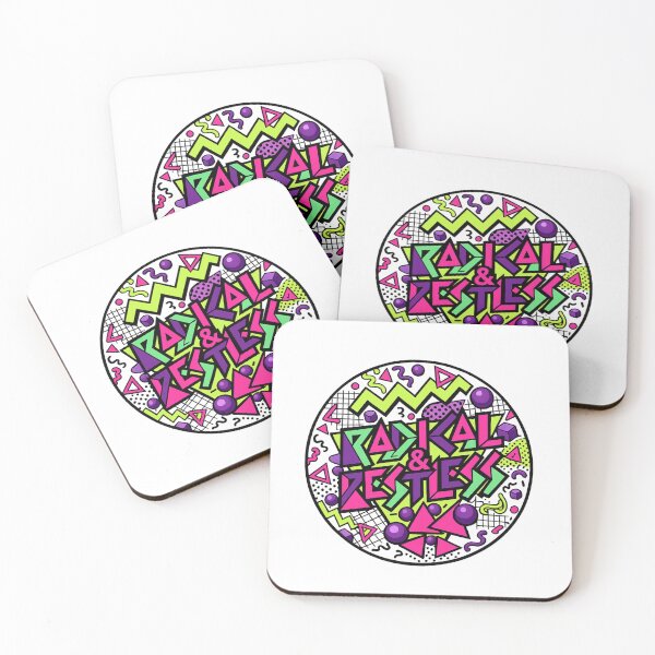 Item preview,  Radical Restless Retro 90s Memphis Badge Vintry Off designed and sold by VintryOff.