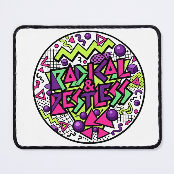 Item preview,  Radical Restless Retro 90s Memphis Badge Vintry Off designed and sold by VintryOff.