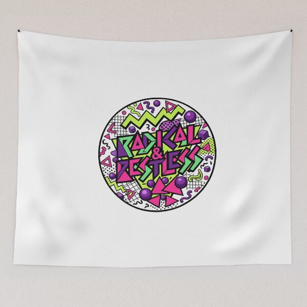 Item preview,  Radical Restless Retro 90s Memphis Badge Vintry Off designed and sold by VintryOff.
