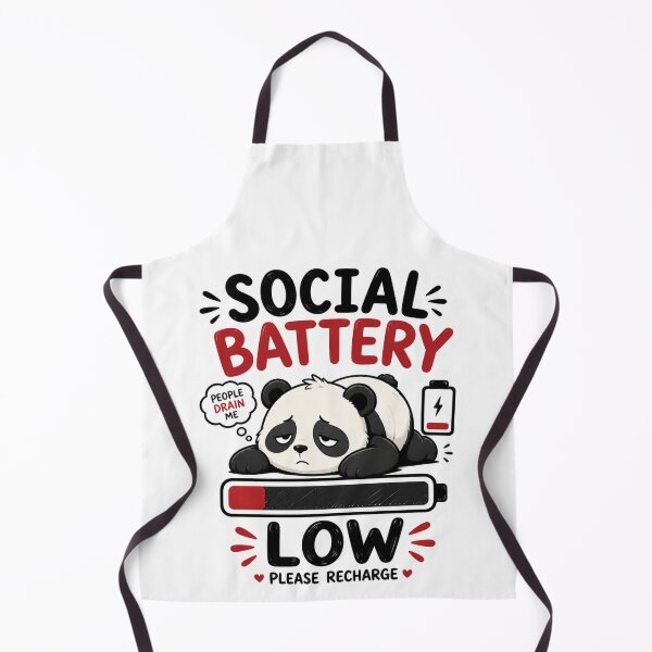 Item preview, Social Battery Low designed and sold by MR4me.