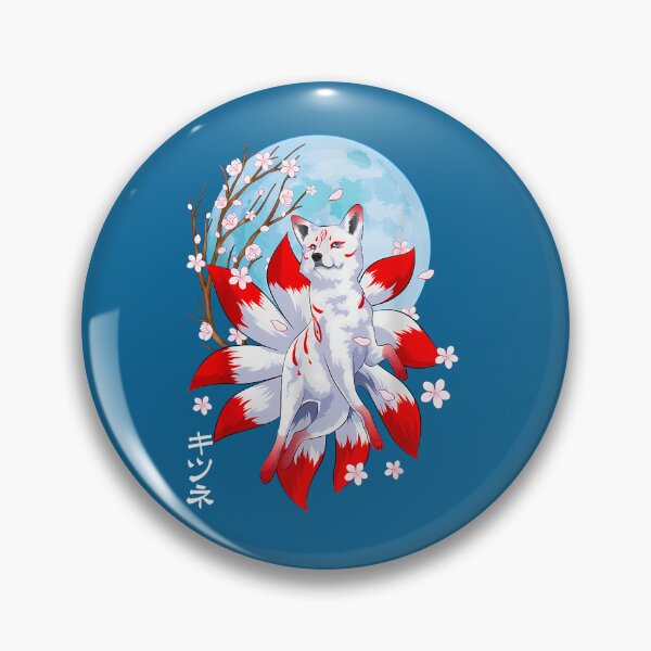 Item preview, Kitsune Fox Japanese Nine Tailed Fox Magical Creature   designed and sold by hermaneeu.