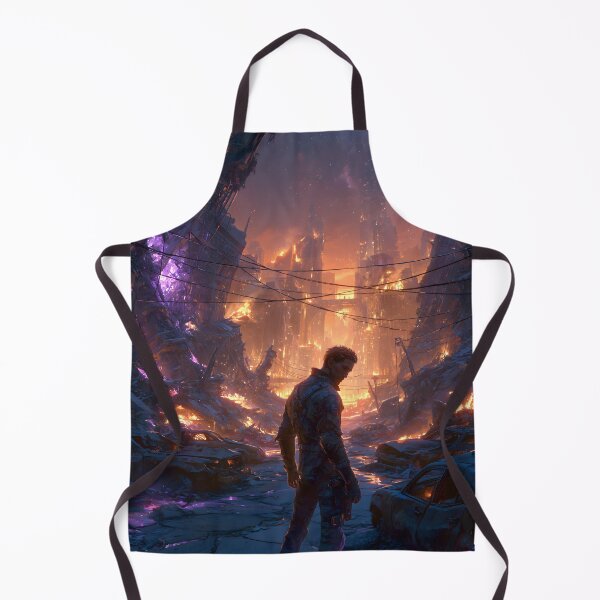 Item preview, Lone Man in Devastated Crystal Ruins designed and sold by NeoArvish.